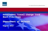 Government Travel Charge Card Best Practices