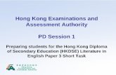 HKDSE Literature in English PowerPoint Presentation at Teachers ...