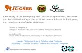 Case study of the Emergency and Disaster Preparedness ...