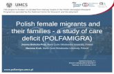 Polish female migrants and their families - a study of care deficit ...