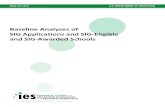 Baseline Analyses of SIG Applications and SIG Eligible and SIG ...
