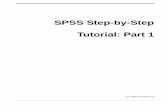 SPSS Step-by-Step Tutorial, Part 1 (pdf)SPSS Step-by-Step Tutorial