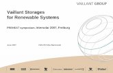 Vaillant Storages For Renewable Systems