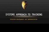 Systems Approach to Training