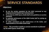 Service standards