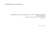 Zimbra Connector for Microsoft Outlook Administrator's Guide