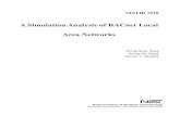 NISTIR 7038, A Simulation Analysis of BACnet Local Area Networks