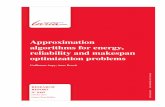 Approximation algorithms for energy, reliability and makespan ...