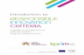 Responsible Innovation in the context of the KARIM project