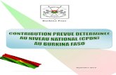 INDC du Burkina Faso
