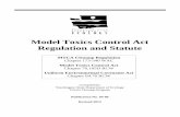 Model Toxics Control Act Regulation and Statute