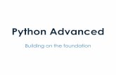Python Advanced – Building on the foundation