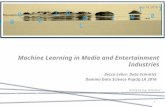 Capturing the Mirage: Machine Learning in Media and Entertainment Industries
