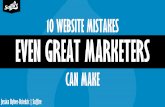 FFEA 2016 -10 Website Mistakes Even Great Marketers Can Make