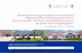 The Interregional Association Agreement between the European ...