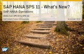 What's New in SAP HANA SPS 11 Operations