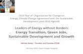EFOW Leaders of Energy withour Borders: 3rd International Google Hang-Out