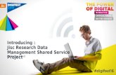 Research Data Management Shared Services at DigiFest