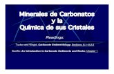 Minerales de Carbonatos y la Química de sus Cristales