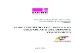 Plan Estadístico del Instituto Colombiano del Deporte ...