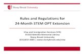 Rules and Regulations for 24-Month STEM OPT Extension