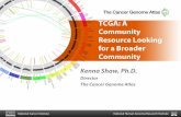 TCGA: A Community Resource Looking for a Broader Community
