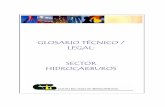 GLOSARIO TÉCNICO / LEGAL: SECTOR HIDROCARBUROS