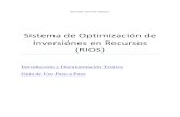 Sistema de Optimización de Inversiónes en Recursos (RIOS)