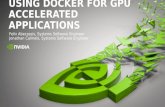 Using Docker for GPU Accelerated Applications