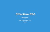 Effective ES6