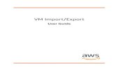 VM Import/Export - User Guide