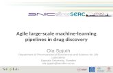 Agile large-scale machine-learning pipelines in drug discovery