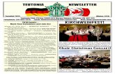 Teutonia Newsletter