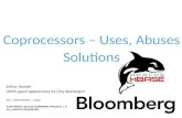 Coprocessors - Uses, Abuses, Solutions - presented at HBaseCon East 2016