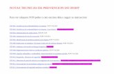 NOTAS TECNICAS DE PREVENCION DO INSHT