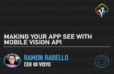 Making your app see with Mobile Vision API