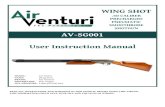 WING SHOT AV-SG001 User Instruction Manual