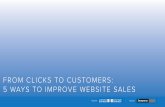 From Clicks to Customers - 5 Ways to Improve Website Sales