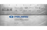 Polaris Investor Presentation – May 2016