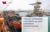 Teekay Offshore Partners Q3-2016 Earnings Presentation