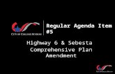 Sebesta Road Comp Plan Amendment