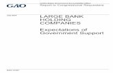 Large Bank Holding Companies: Expectations of Government Support