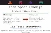 Space Evaders Lessons Learned H4Dip Stanford 2016