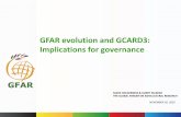 GFAR evolution and GCARD 3: Implications for governance
