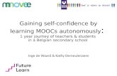 Gaining self-confidence by learning MOOCs autonomously