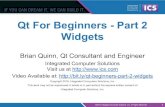 Qt for beginners part 2   widgets