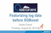 Featurizing log data before XGBoost