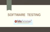 Software  testing training at dallas technologies