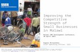 Eugene Nizeyimana - Improving the Competitive Strength of SMEs in Malawi