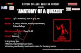 Anatomy of a Quizzer-The General Quiz (mains)